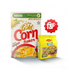 Nestlé Corn Flakes Gold Breakfast Cereal Box 275 gm